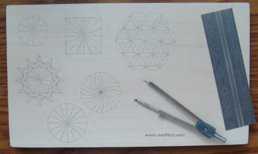 Wood Carving Pattern: Chip Carving Practice Board