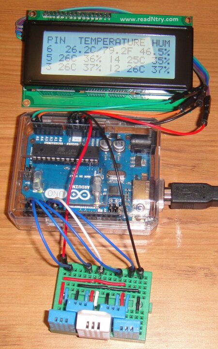 Temperature & Humidity Sensor Test - READ N TRY