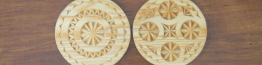 Chip Carved Coasters