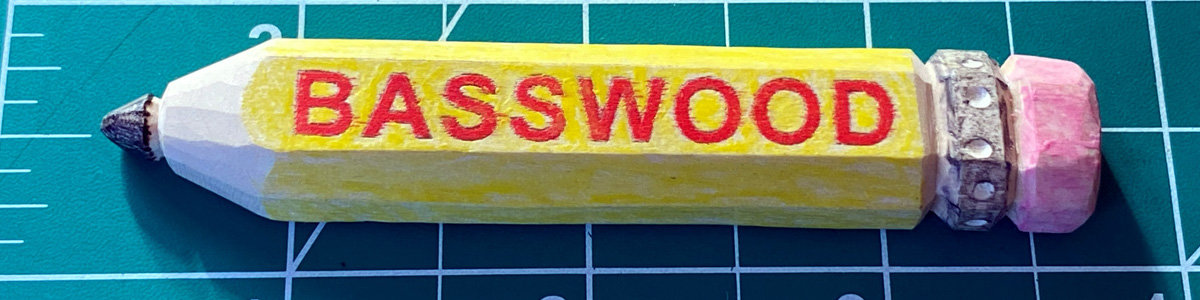 Woodcarving Pattern Generator: Pencil Name Badge